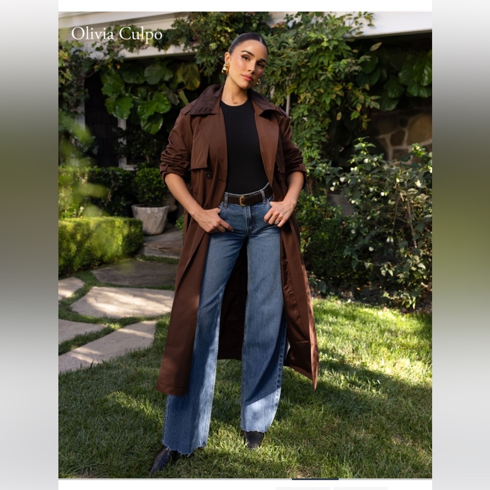 Abercrombie & Fitch Brown Trench Coat